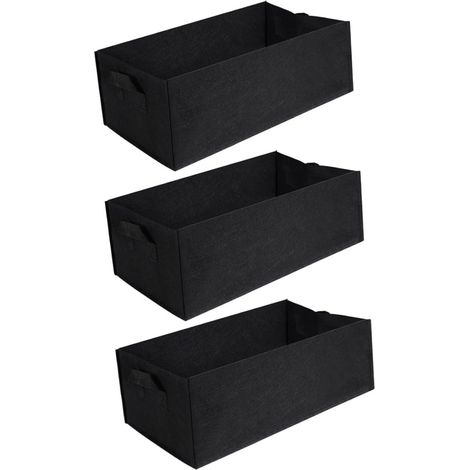 Lot de 3 petits sacs de plantation non tissés de 5 gallons pour jardin (1/5)