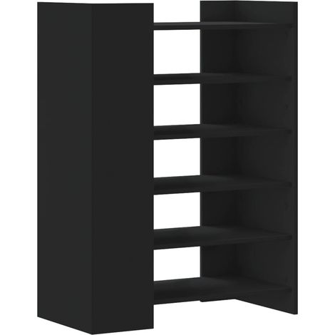 Maison Exclusive - Scarpiera Nera 74,5x37,5x100 cm in Legno Multistrato