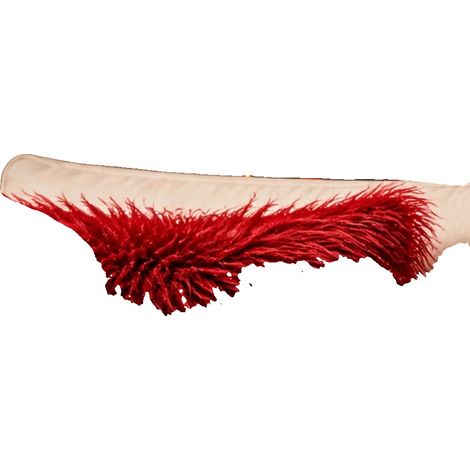Cojín decorativo, relleno de alta densidad, diseño moderno, rojo, 40x40 cm. (1/2)