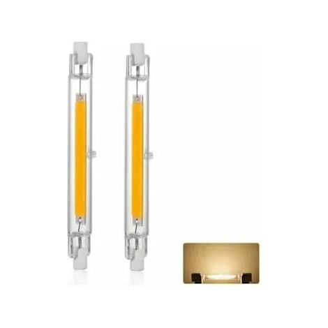 BelleRise - Lot de 2 ampoules LED R7S 118 mm 20 W dimmables, blanc chaud 3000 K 3000 lm, 360°, sans scintillement, J118 300 W (1/2)