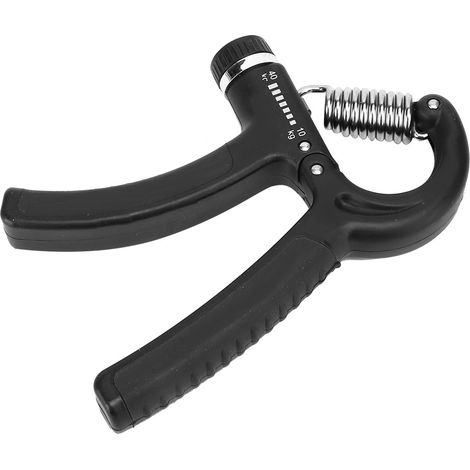 Poignée d'exercice pour les mains, résistance réglable de 10 à 40 kg, outil de renforcement des doigts et des poignets, noir (1/5)