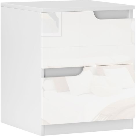 Comodino bianco lucido - IROVAMI