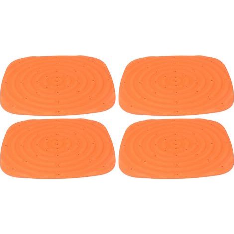 Waschbare Hühnerstallmatte, Begrenzungsschicht für Legehennen, orange (1/5)
