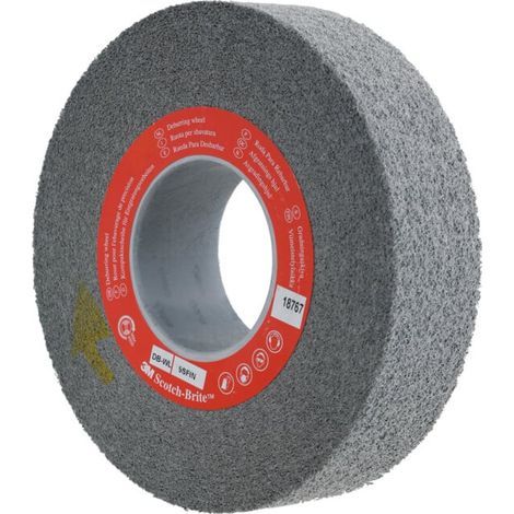 3M SCOTCH -BRITE Disque d’ébavurage compact (SiC), DB-WL,⌀ disque x largeur x⌀ alésage: 203X25X51 mm
