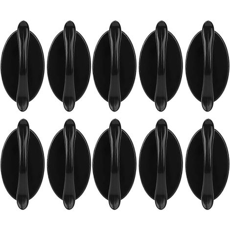 10 Poignées Adhésives Autocollantes pour Tiroir et Porte Coulissante, Poignée de Tirage pour Cuisine, Placard, Armoire et Fenêtre (1/5)