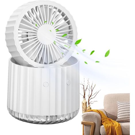 Ventilateur rechargeable – personnel de bureau recharge USB (1/5)