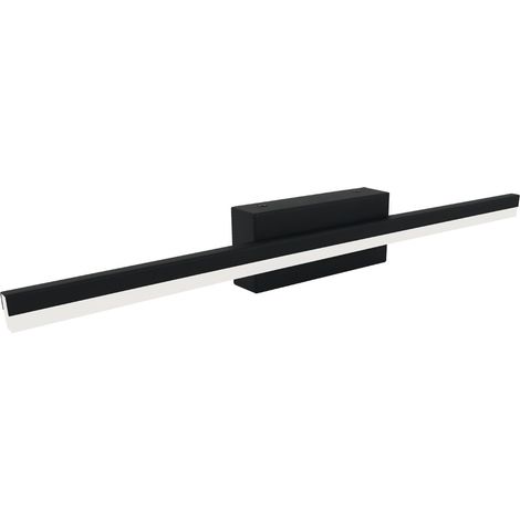 Applique murale de salle de bain LED 12W noire linéaire ASPEN Struhm IP44 (1/2)