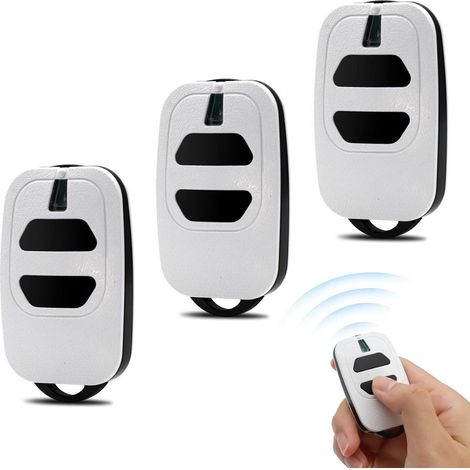 Lot de 3 télécommandes universelles pour porte de garage, 433,92 MHz, compatibles avec GTI2/4, GT2/4, Mio TR2/4 et Mio TR2N/4N. (1/4)