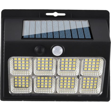 Lampe solaire extérieure avec détecteur de mouvement, équipée d'un détecteur de mouvement, 3 modes, éclairage à ,1280LED (1/5)