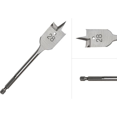 Flachfräsbohrer 28 x 152 mm - pro Stück (1/3)