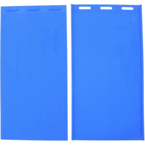 QORVA- 2 pièces Silicone feuille de cire d'abeille bricolage moule doux presse feuille moule outils cire d'abeille Embosser Machine pour l'apiculture