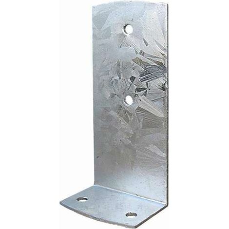 Supporto pesante ad "L" da avvitare 90 x 225 spessore 4 mm.