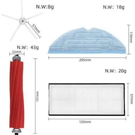 Ersatzteile für Saugroboter-Modelle S7, T7, T7S, T7Plus, T7SPlus und S7Plus (1/3)