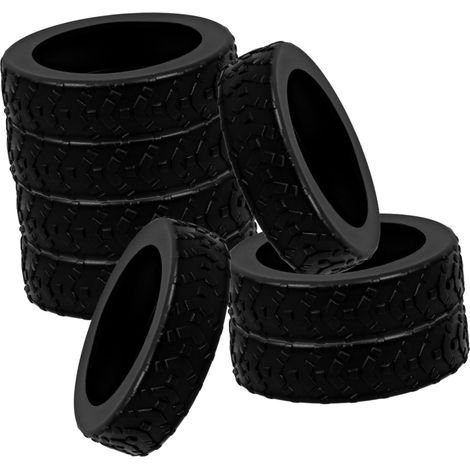 de roues de valise en silicone antibruit lot de 8 noirs (1/5)