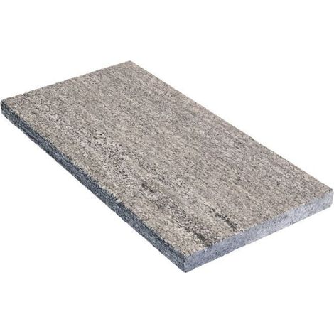 Margelle de piscine pierre naturelle Granit Gris 60x30x3 cm Bord Droit - À l'unité - Ti'ma Stone (1/3)