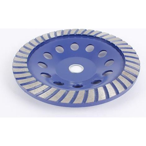 Meule boisseau diamantée 180 mm ,7 pouces en éventail qualité professionnelle pour béton, pierre naturelle, maçonnerie, chape, plateau de ponçage universel (1/3)