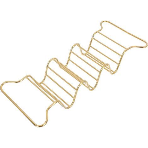 Support à tacos en acier inoxydable (1 pièce), présentoir à crêpes et à rouleaux de poulet pour restaurant.-27X11.3CM-Golden (1/2)
