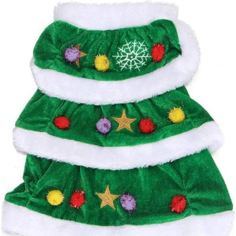 Manteau chaud d'hiver pour chien avec fermeture velcro pour chien (vert, S) (1/5)