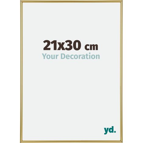 yd. - Cadre photo 21x30 - Or - Plastique - Annecy