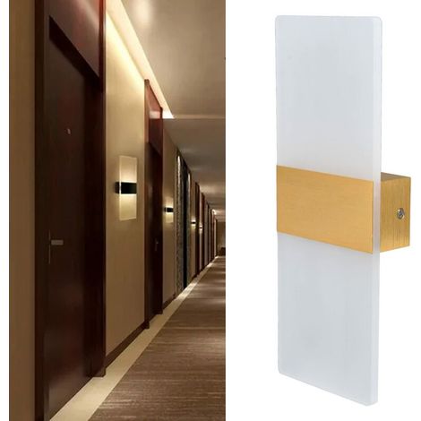 Jeffergarden CHICIRIS Wall Light, 360° LED Wall Sconce, 6W, for Bedroom or Living Room (Gold) (1/5)