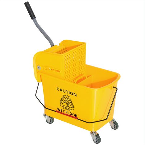Accessoire de nettoyage jaune en métal 60 x 27 x 70,5 cm (1/5)