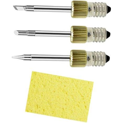 3 Pièces Embouts de Fer à Souder Résistant à la sans Fil USB Tête de Soudage Réparation E10 Embouts de Soudage Filetés Professionnels (1/5)