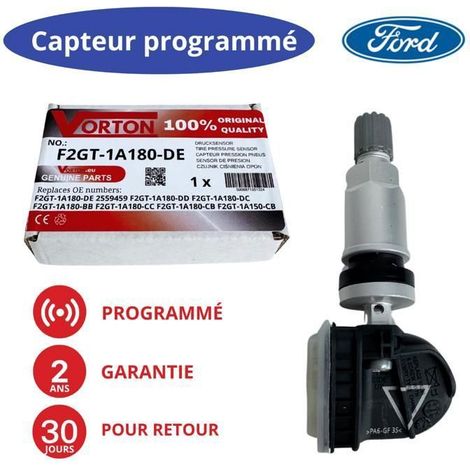 Sensore pressione pneumatici TPMS Ford F2GT-1A180-DE - compatibile con Ranger, Transit, S‑Max, Galaxy, Focus, Mustang