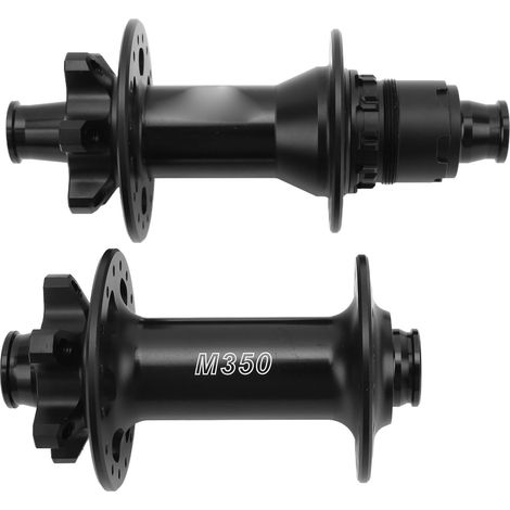 1 Paar Lagernaben für Mountainbikes: vorne 110 x 15 mm, hinten 148 x 12 mm, 32 Löcher, XD 12-Gang-Nabe. (1/5)