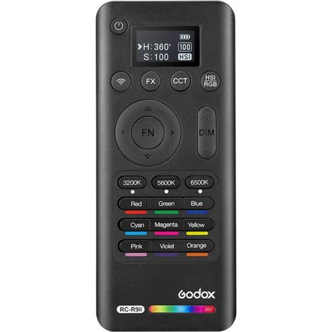 Télécommande RC-R9II - 2,4 GHz - Pour Lampes LED RGB - 32 Canaux 16 Groupes - Alimentation 2 Piles AAA - 1 Pièce
