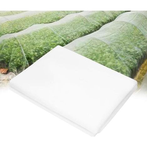 Filet de Protection Anti-UV Moustiquaire Exterieur, Grillage Anti Rongeur, Filets pour Jardin en Maille Fine, Tunnel Jardin Potager, Blanc, Filet anti Insecte pour la Protection des Plantes Fleurs Lég (1/5)