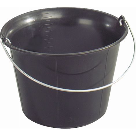 Maurer-Eimer schwarz 11L - PERFEKTES WERKZEUG - 749000
