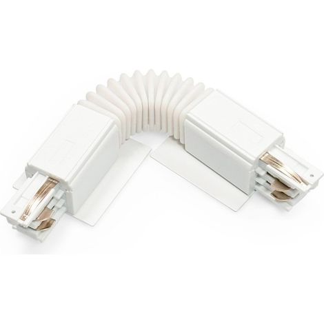 Unión Flexible Para Carril Trifásico Empotrable - Blanco (1/5)