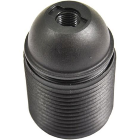 PORTALAMPADA NERO E27 FILETTATO- 20,0 pz