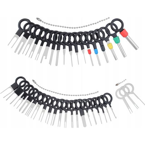 LLAVES DE EXTRACCIÓN DE ENCHUFE PARA DESMONTAR Y EXTRAER PINZAS DE CONECTOR 41 ELEMENTOS (1/5)