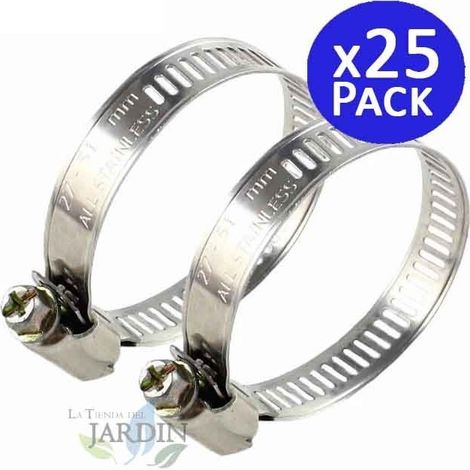 Set di 10 Morsetto metallico per tubi da 156 mm.  Consigliato per tubi flessibili Layflat