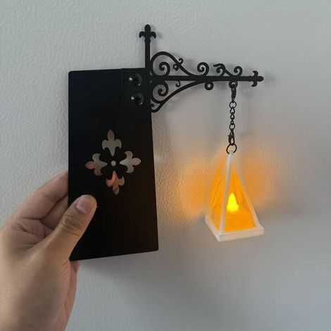 Dekorative Bücherregallampe/Laterne – Dekorative Bücherregalbeleuchtung – Weihnachts- und Halloween-Geschenk – Weiß (1/4)