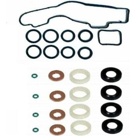 Kit di guarnizioni per iniettori 1.6 HDI: guarnizioni per collettore di aspirazione e coperchio punterie. Tenuta ottimale per motori Ford, Citroën e Peugeot. (1/4)