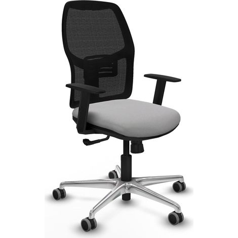 Bürostuhl piqueras y crespo Alfera schwarz hellgrau ergonomisch (1/2)