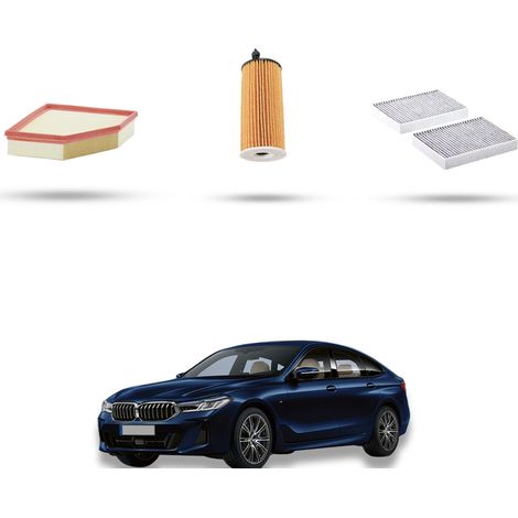 Kit tagliando 3 filtri compatibile con Bmw serie 6 (G32GT) 630i 183kw dal 2020 (1/4)