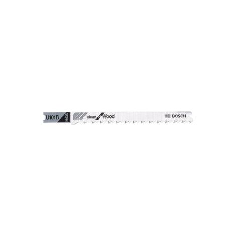 Stichsägeblatt U 101 B Clean for Wood L.100mm Zahnteilung 2,7mm HCS 3er Pack