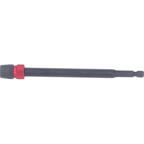 Adaptateur de douille à percussion, barre d'extension de pilote, tige hexagonale de 1/4 pouces en acier allié pour foret 15cm / 5,91 pouces (1/5)