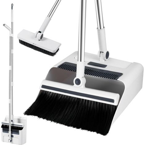Ensemble balai ménage FISHTEC 3 en 1 pelle peigne (1/5)