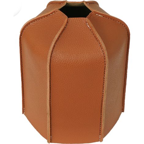 Housse en cuir PU pour réservoir plat de gaz, protection de bouteille de camping 450g 11,5x14,5cm, étui de réservoir de carburant de réchaud extérieur