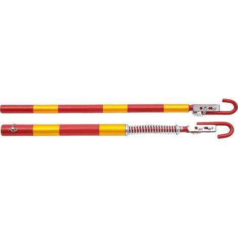 Barre de remorquage, capacité de 5T, construction en fer durable, Rouge (1/5)