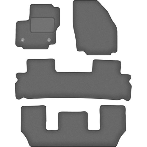 Alfombrillas de velour grafito para Ford S-MAX MK1 FL 7 plazas (2012-2015) (1/5)