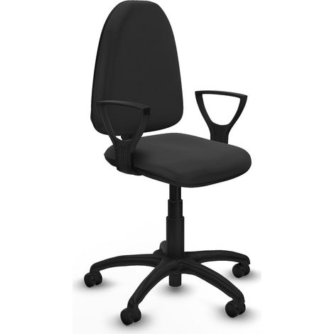 Piqueras y Crespo Aýna chaise bureau gris foncé ergonomique