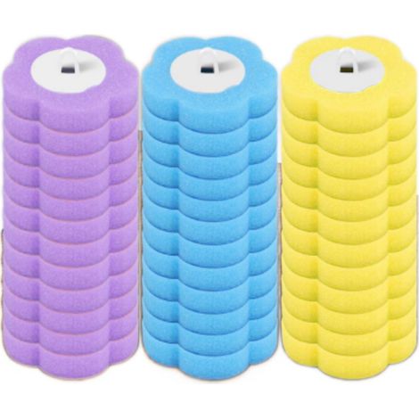 Langstielige Toilettenbürste mit Einwegköpfen - EINNENFFER - Umweltfreundliche und hygienische Reinigung, inklusive Halterung, ideal für kleine Badezimmer (1/5)
