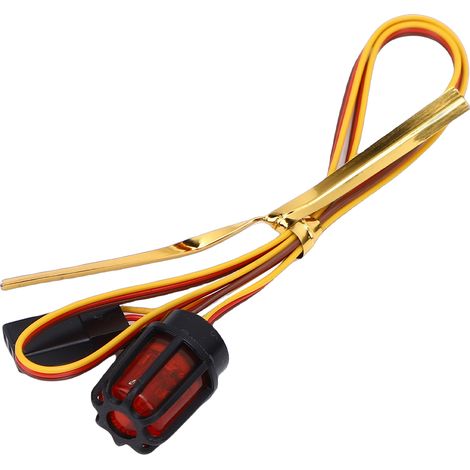 Lampe d'alarme LED clignotante et rotative pour voiture télécommandée (rouge) (1/5)
