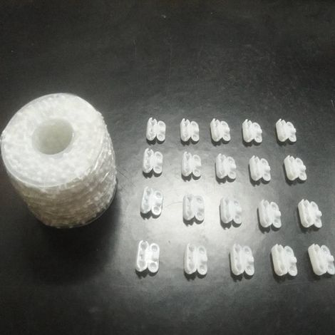 Accessoires pour stores verticaux, accessoires pour stores vénitiens verticaux, chaînette de perles inférieure, 20 mètres, 20 boucles de perles (1/5)