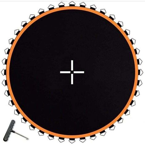 Tapis de saut de rechange pour trampoline rond 2,4 m – Imperméable et anti-UV, polypropylène renforcé (1/4)